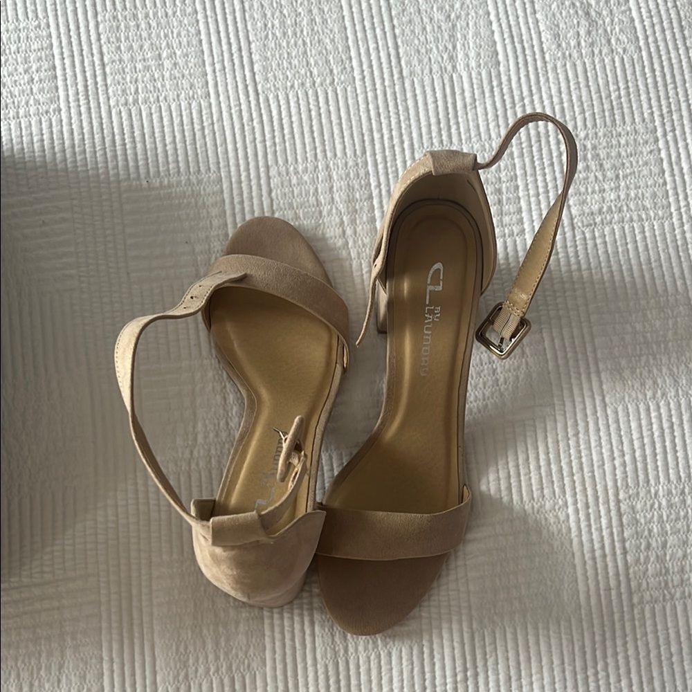 Tan Heels by CL by Laundry